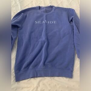 Blue seaside crewneck